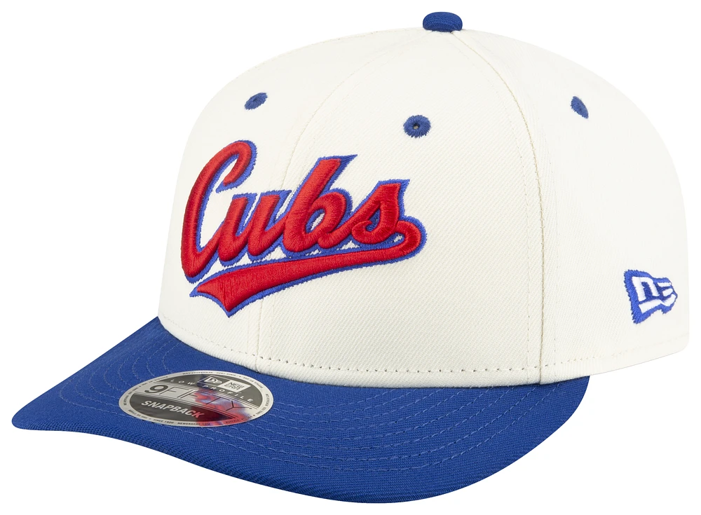 New Era New Era Cubs Felt 9FIFTY Cap - Adult White/Blue Size One Size