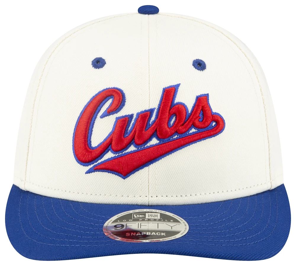 New Era New Era Cubs Felt 9FIFTY Cap - Adult White/Blue Size One Size