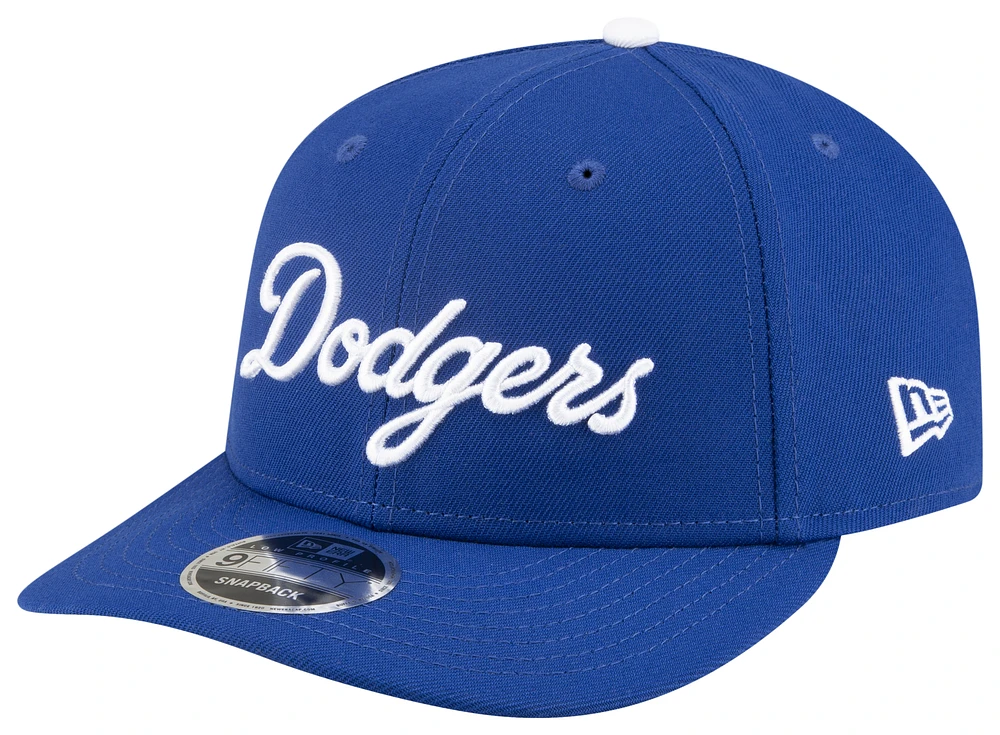New Era New Era Dodgers Felt 9FIFTY Cap - Adult White/Blue Size One Size