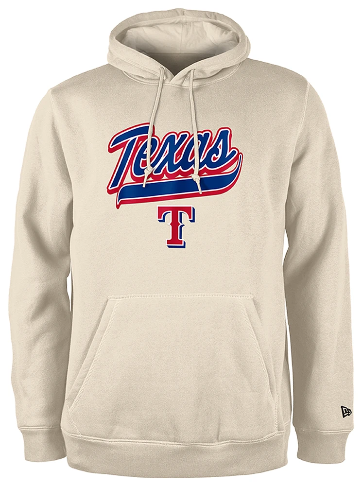 New Era Mens Rangers Hooded Pullover - Tan/Tan