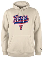 New Era Mens Rangers Hooded Pullover - Tan/Tan