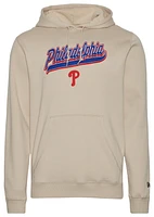 New Era Mens Phillies Hooded Pullover - Tan/Tan