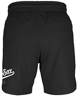 New Era Mens White Sox 7" Fitted OTC Shorts - Black/Black