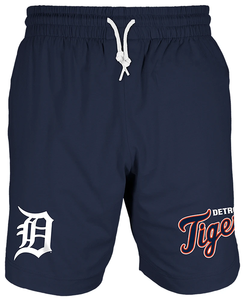 New Era Mens Tigers 7" Fitted OTC Shorts - Navy/Navy