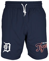 New Era Mens Tigers 7" Fitted OTC Shorts - Navy/Navy