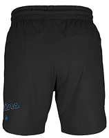 New Era Mens Marlins 7" Fitted OTC Shorts - Black/Black