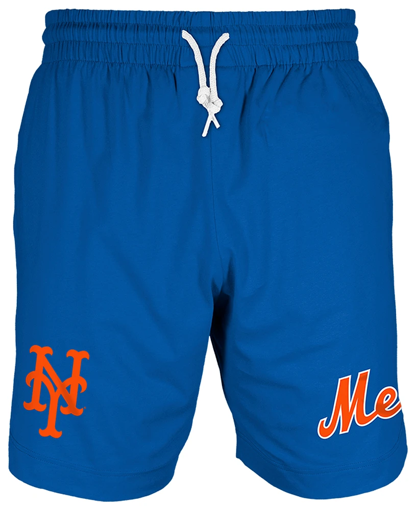 New Era Mens Mets 7" Fitted OTC Shorts - Blue/Blue