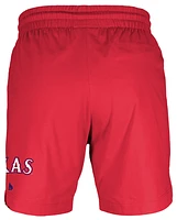 New Era Mens Rangers 7" Fitted OTC Shorts - Red/Red