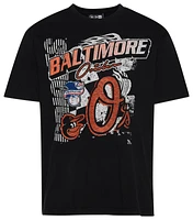 New Era Mens New Era Orioles Fitted Short Sleeve T-Shirt - Mens Black/Black Size XL