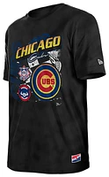 New Era Mens Cubs Fitted Short Sleeve T-Shirt - Black/Black