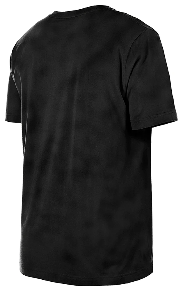 New Era Mens Cubs Fitted Short Sleeve T-Shirt - Black/Black