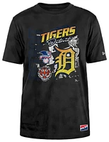 New Era Mens Tigers Fitted Short Sleeve T-Shirt - Black/Black