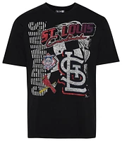 New Era Mens Cardinals Fitted Short Sleeve T-Shirt - Black/Black