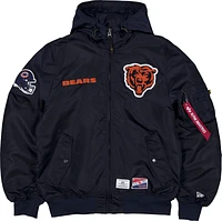 New Era Mens New Era Bears Alpha Jacket - Mens Navy/Navy Size L