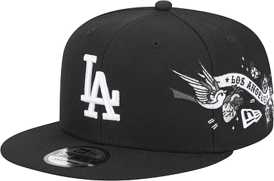 New Era Mens New Era Dodgers City Art - Mens Black/White Size One Size