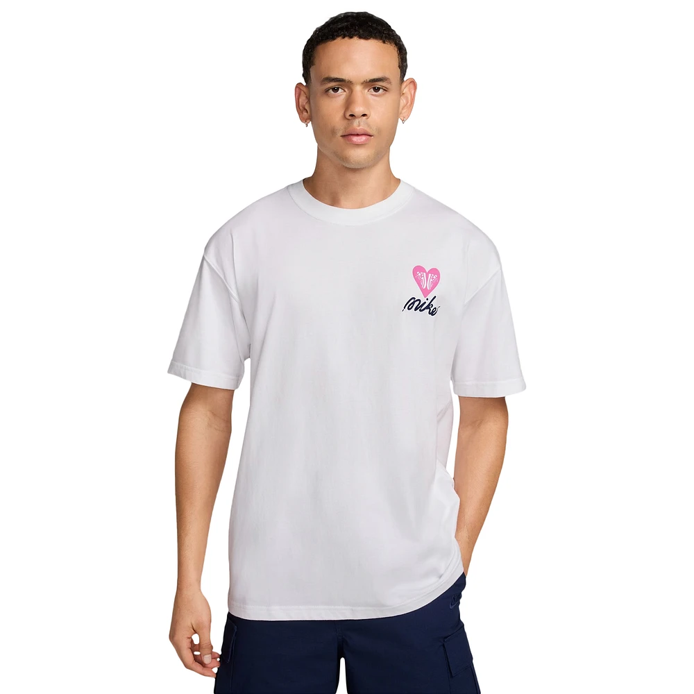 Nike Mens M90 OC V Day T-Shirt - White/Red