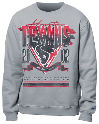 New Era Mens Texans Crew Sweatshirt - Multi/Grey