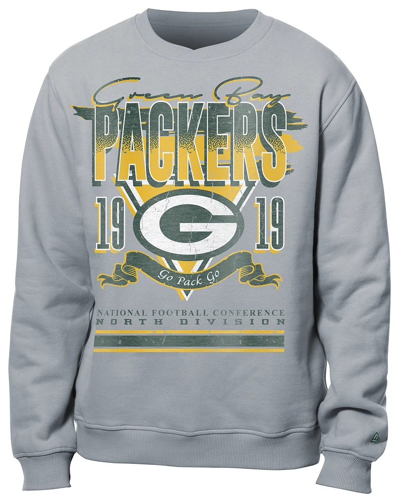 New Era Packers Fitted Crew Sweatshirt - Men's