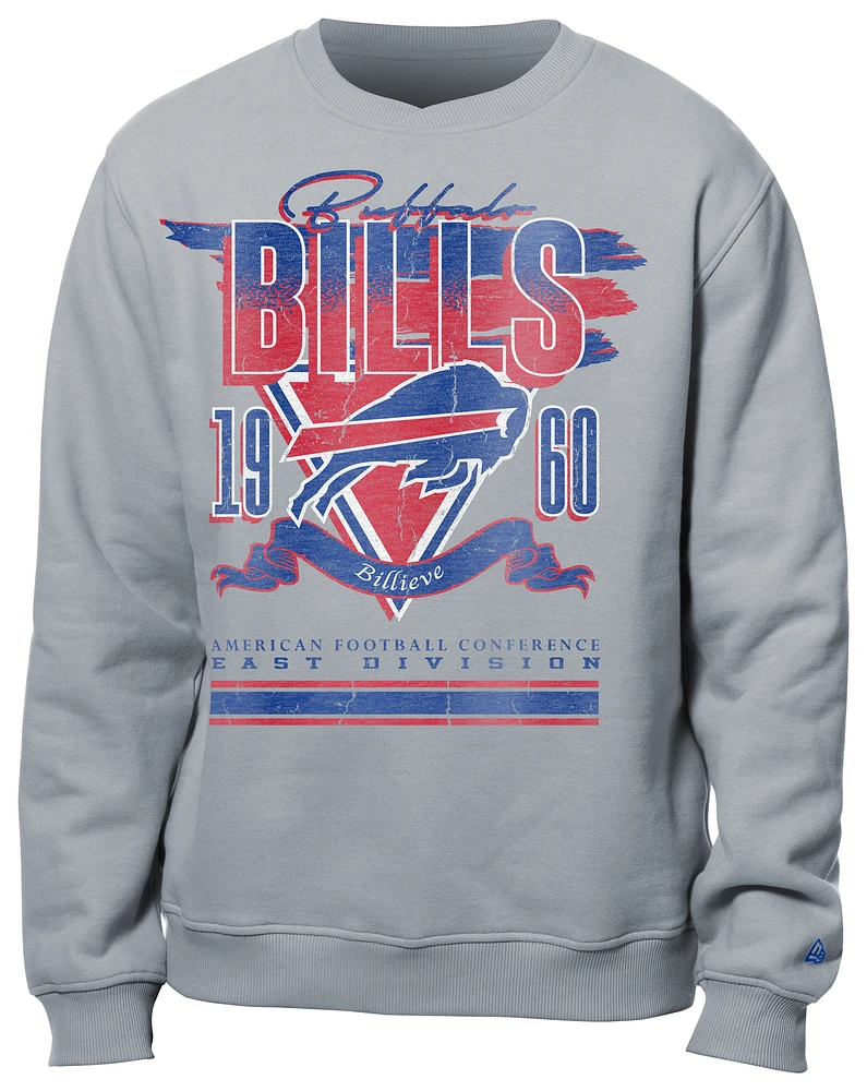 New Era Bills Fitted Crew Sweatshirt - Men's