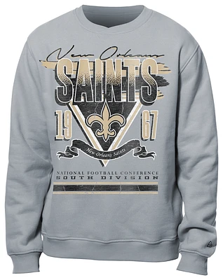 New Era Mens Saints Crew Sweatshirt - Grey/Multi