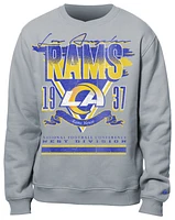 New Era Mens Rams Crew Sweatshirt - Grey/Multi