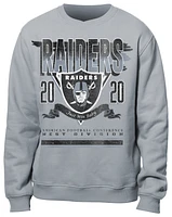 New Era Mens Raiders Crew Sweatshirt - Multi/Grey