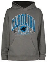 New Era Mens Panthers Fitted Pullover Hoodie - Grey/Grey