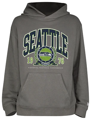 New Era Seahawks Fitted Pullover Hoodie - Men's