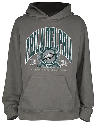 New Era Eagles Fitted Pullover Hoodie - Men's