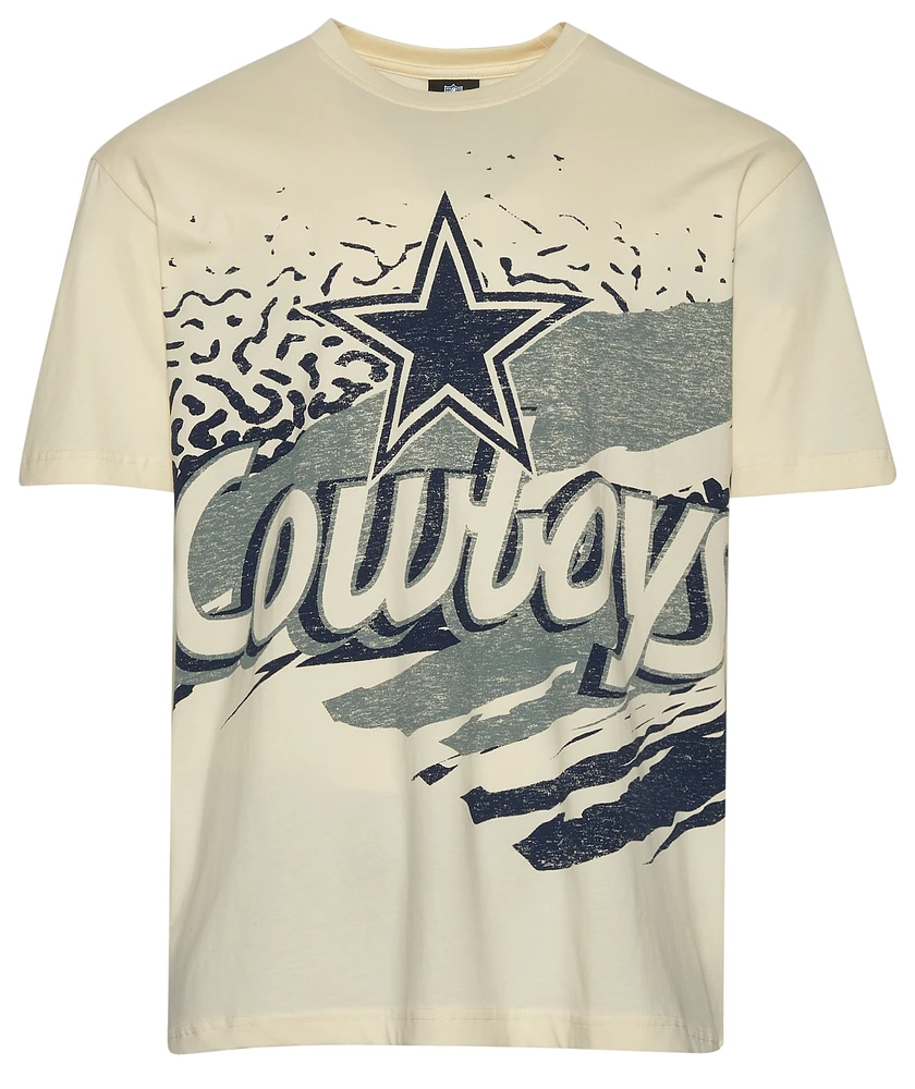 New Era Mens Cowboys Fitted Short Sleeve T-Shirt - Tan/Multi