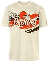 New Era Mens Browns Fitted Short Sleeve T-Shirt - Tan/Multi