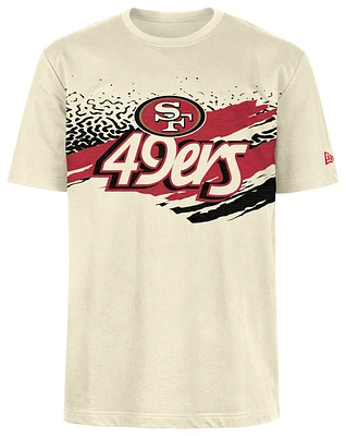 New Era Mens 49ers Fitted Short Sleeve T-Shirt - Tan/Multi