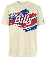 New Era Mens Bills Fitted Short Sleeve T-Shirt - Tan/Multi