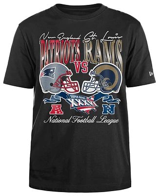 New Era Patriots/Rams Super Bowl Short Sleeve T-Shirt - Men's