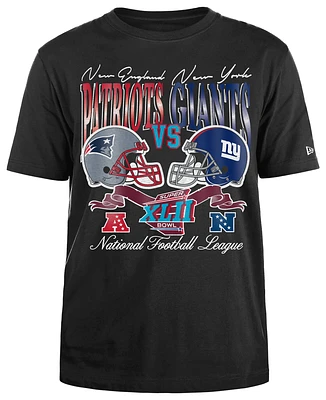 New Era Giants/Patriots Super Bowl Short Sleeve T-Shirt - Men's