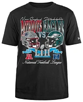 New Era Eagles/Patriots Super Bowl Short Sleeve T-Shirt - Men's