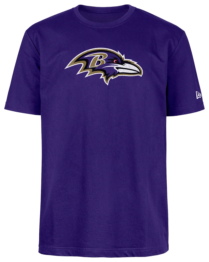 New Era Mens Ravens OTC Short Sleeve T-Shirt - Purple/Black