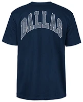 New Era Mens Cowboys Fitted OTC Short Sleeve T-Shirt - Navy/Grey