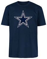 New Era Mens Cowboys Fitted OTC Short Sleeve T-Shirt - Navy/Grey