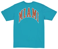 New Era Mens Dolphins OTC Short Sleeve T-Shirt - Orange/Teal