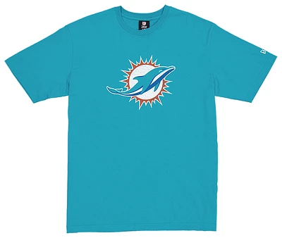 New Era Mens Dolphins OTC Short Sleeve T-Shirt - Orange/Teal