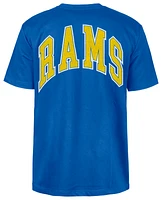 New Era Mens Rams OTC Short Sleeve T-Shirt - Blue/Yellow