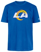 New Era Mens Rams OTC Short Sleeve T-Shirt - Blue/Yellow