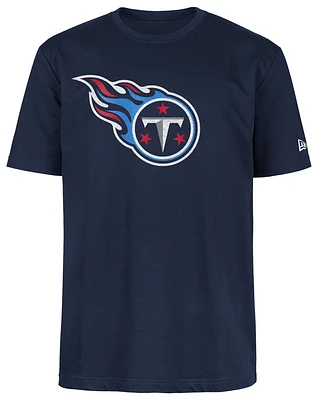 New Era Mens Titans OTC Short Sleeve T-Shirt - Navy/Carolina