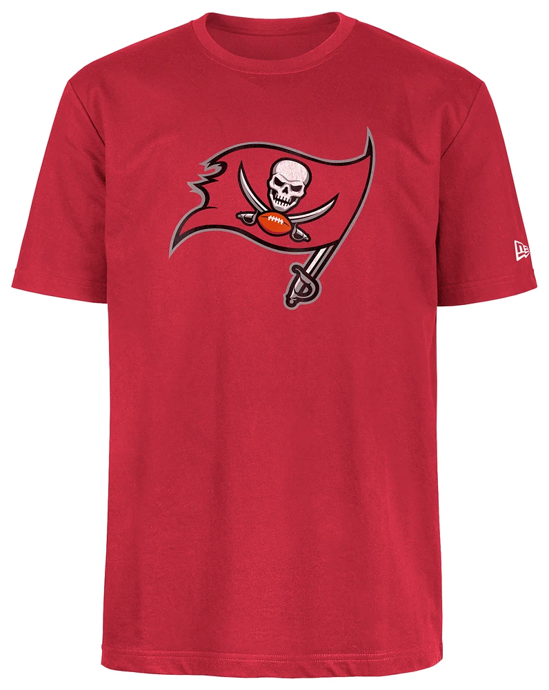 New Era Mens Buccaneers OTC Short Sleeve T-Shirt - Red/Red