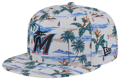 New Era Marlins 950 Print G1 XMT Cap - Men's