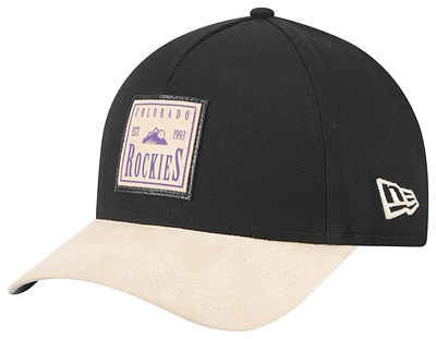 New Era Rockies 9FORTY A-Frame Suede Cap - Men's