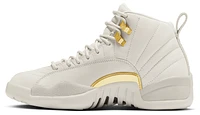 Jordan Womens Air 12 Retro - Basketball Shoes Phantom/Metallic Gold Coin