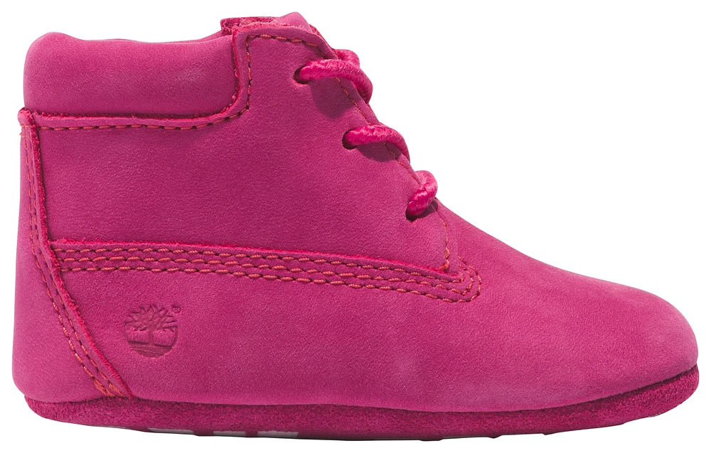 Timberland Girls Crib Bootie & Hat Set - Girls' Infant Brown/Pink/Pink