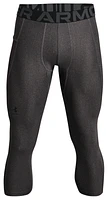 Under Armour Mens HG 2.0 3/4 Compression Tights - Black/Carbon Heather